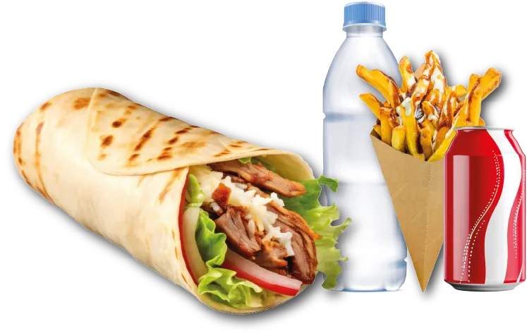 Durum gluten-free menu with fried sweet potato